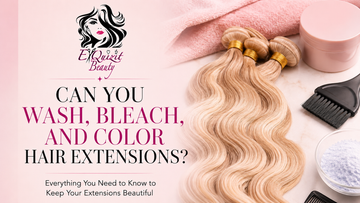 Can You Wash, Bleach, and Color Hair Extensions?