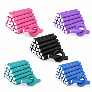 Night Rods | Soft Overnight Curling Rods (12-Pack) | ExQuizit Beauty