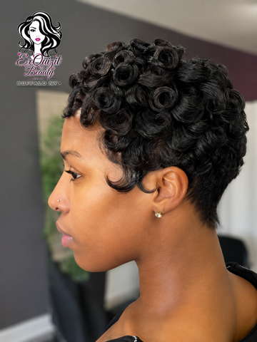 SnapNGo Jayda Pixie Wig | Ready-to-Wear Short Human Hair Wig