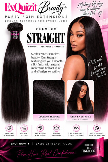 Classic PureVirgin Human Hair Bundles | ExQuizit Beauty