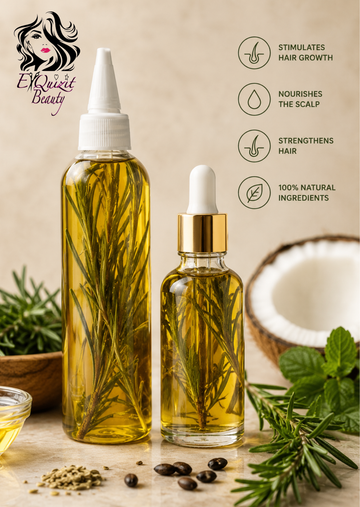 Oil-Free Rosemary Drops | Lightweight Scalp & Hair Care Serum