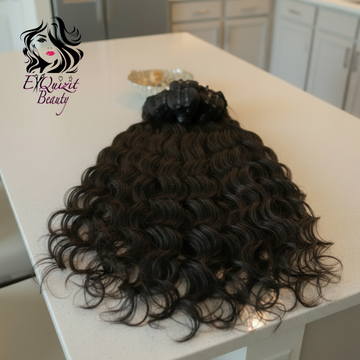 Luxury Raw Loose Wavy Hair Bundles | 100% Raw Indian Human Hair | ExQuizit Beauty