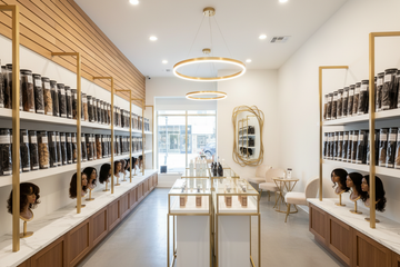 modern hair supply store